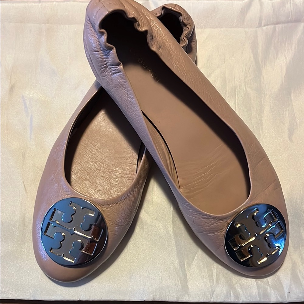 Tory Burch Tan Ballet Flats